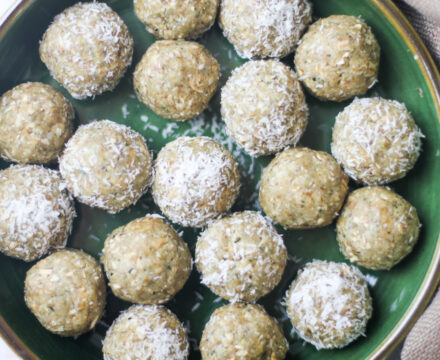 Pineapple Mint Protein Balls