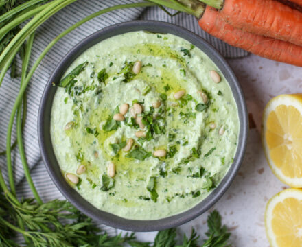 Protein Pesto Dip